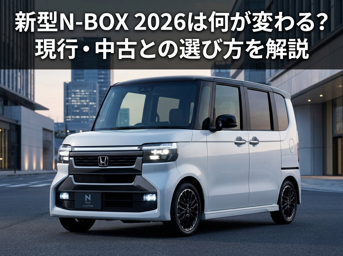 新型N-BOX 2026は何が変わる？現行・中古との選び方を解説